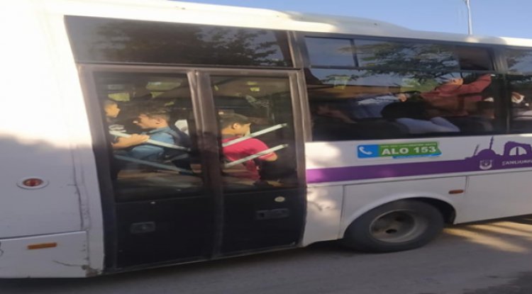 Urfa'da öğrencilerin toplu taşıma talebi