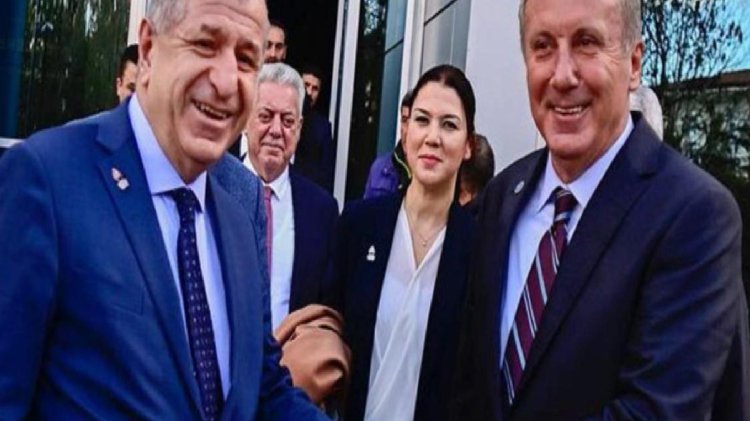 Muharrem İnce’den Zafer Partisi lideri Ümit Özdağ’a sürpriz ziyaret