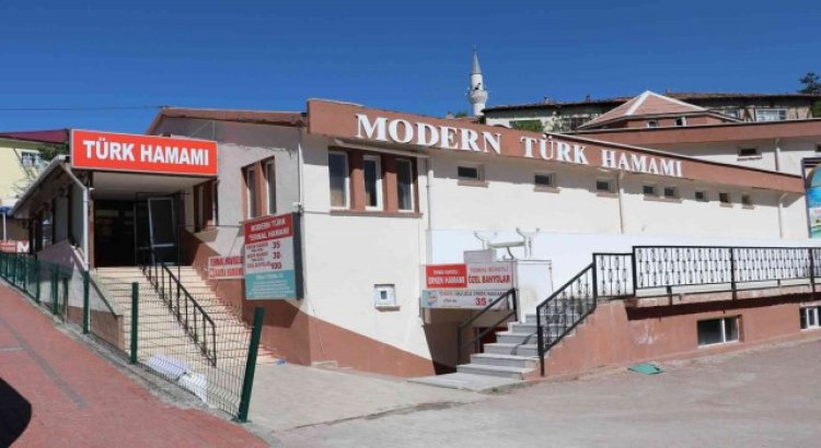 Havza Modern Türk Hamamı yeniden hizmete girdi