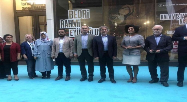 İstiklal Sanat Galerisinde Kalamıştan Narmanlıya sergisi açıldı