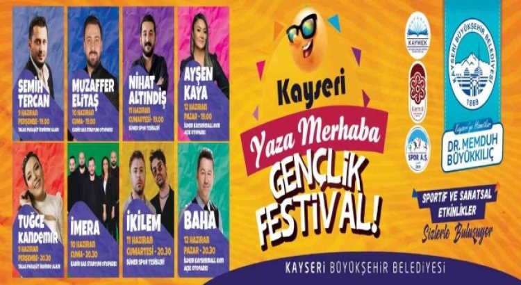 Büyükşehirden ‘Yaza Merhaba Gençlik Festivali