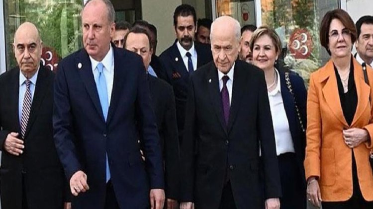 İnce, MHP’yi ziyaret etti! Görüşmeye Devlet Bahçeli’nin çıkıştaki hareketi damga vurdu