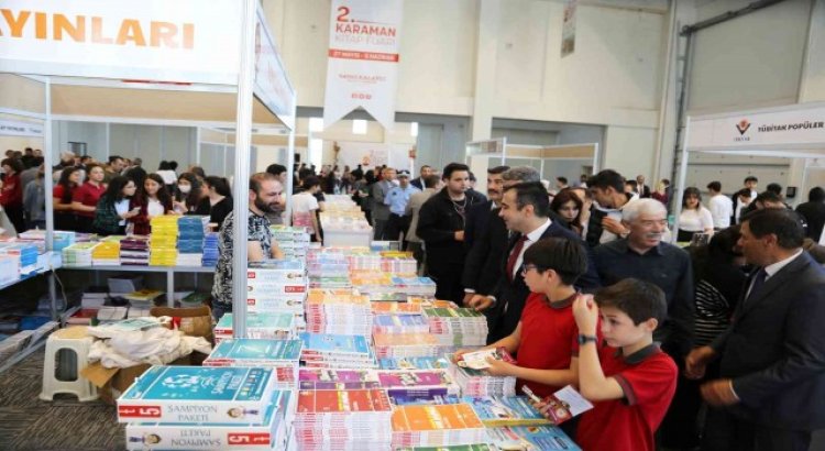 Karaman Belediyesinin düzenlediği Kitap Günleri sona erdi