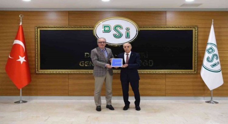 Rektör Uzun, DSİ Genel Müdürü Prof. Dr. Akçayı ziyaret etti