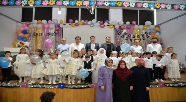 Türkelide Kuran kursu öğrencilerinin yıl sonu etkinliği