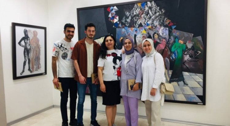 DPÜ GSF öğrencilerinin eserleri Fresh Ankarada
