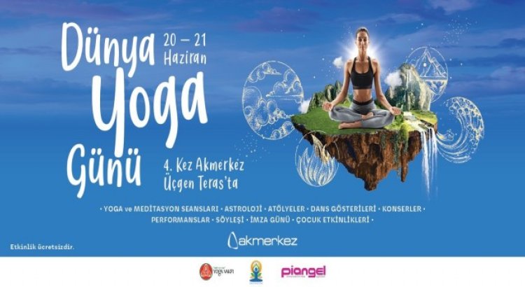 Akmerkezden Uluslararası Dünya Yoga Gününe özel kutlama