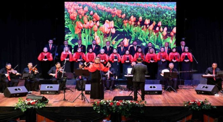 Kursiyerler Bahar Esintileri konserinde sahne deneyimi yaşadı