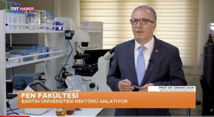 Bartın Üniversitesi, TRT Haber “Eğitim Editörü” programında anlatıldı
