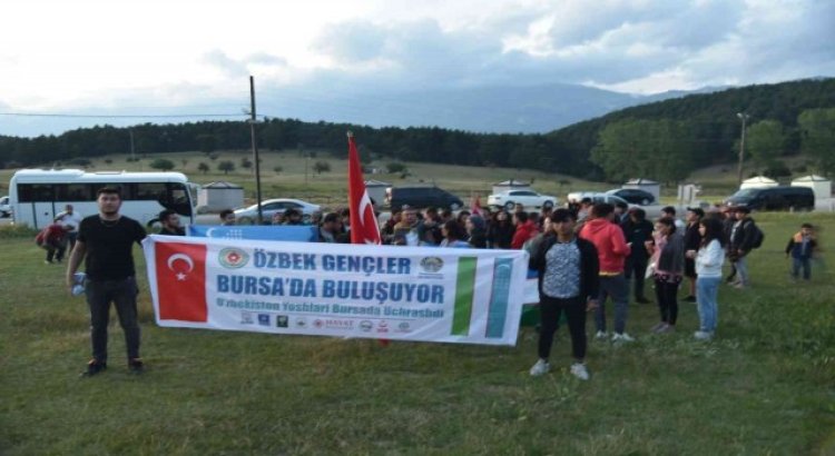 Özbek öğrenciler Bursada buluştu