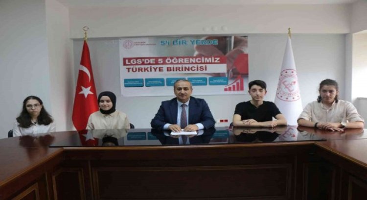 Karabükten 5 öğrenci LGS Türkiye birincisi oldu