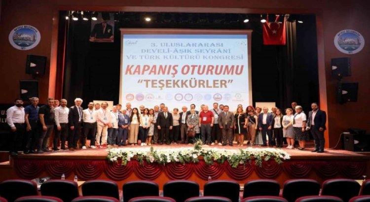 Uluslararası Develi Aşık Seyrani ve Türk Kültürü Kongresi sona erdi