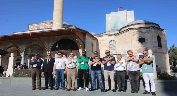 5. İslami Dayanışma Oyunları için Konyaya gelen misafirler şehri yakından tanıyor