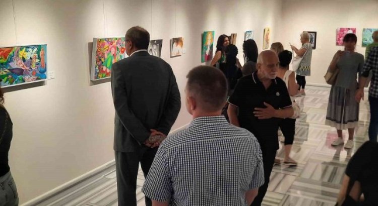 Beyoğlunda Türkiye-Kore Dostluk Sanat Sergisi açıldı