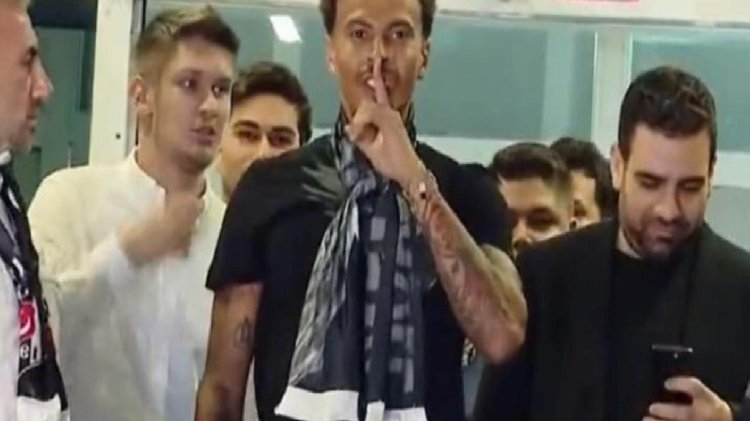 Beşiktaş’ın yeni transferi Dele Alli, İstanbul’da! Havalimanında ikonik hareketini yaptı