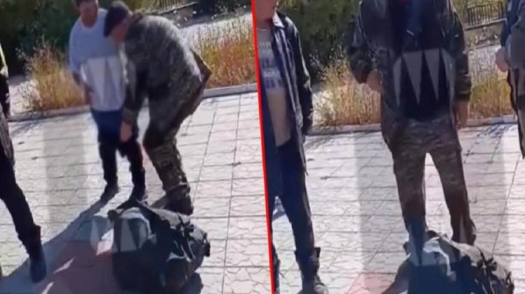 Putin’in seferberlik ilanıyla göreve çağrılan gencin ayakta bile duramadığı görüntü viral oldu