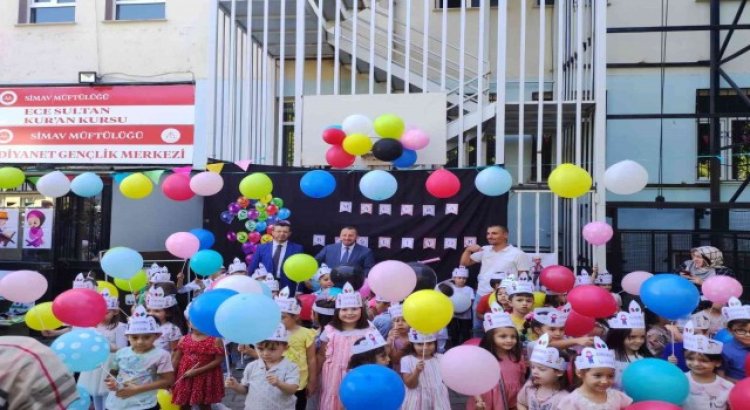 Simavda 4-6 yaş Kuran Kursunda yeni eğitim öğretim yılı açılış programı