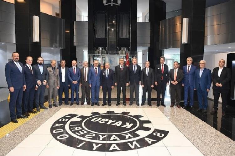 Kayseri’de Oda başkanlarına başkanlardan ziyaret