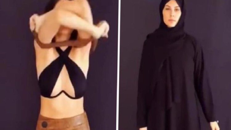 İranlı oyuncu, ülkesindeki protestolara destek için önce hicap giyindi sonra soyundu