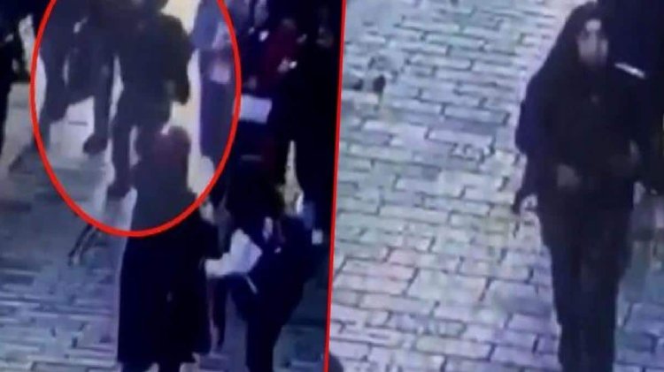 İstiklal Caddesi’ne bombayı bırakan bayan teröristin kaçış anı kamerada