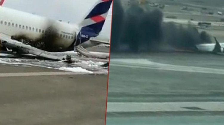 Havaalanına inen uçak kamyonu biçti: 2 kişi öldü