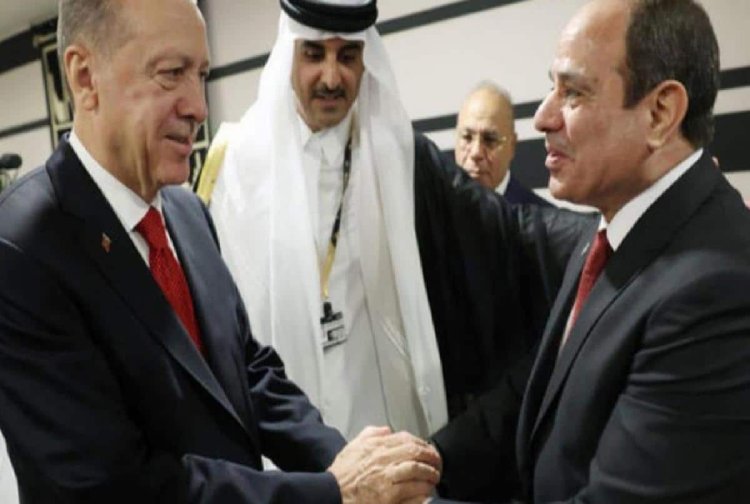 Cumhurbaşkanı Erdoğan, “Asla görüşmem” dediği Sisi ile el sıkıştı, sırada öteki bir önder daha var
