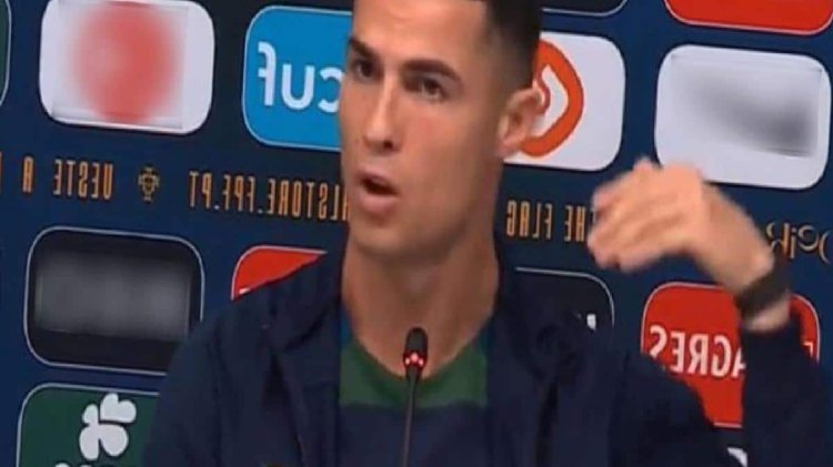Gazeteciyi soru sorduğuna pişman etti! Ronaldo bir cümlesiyle tüm salonu susturdu