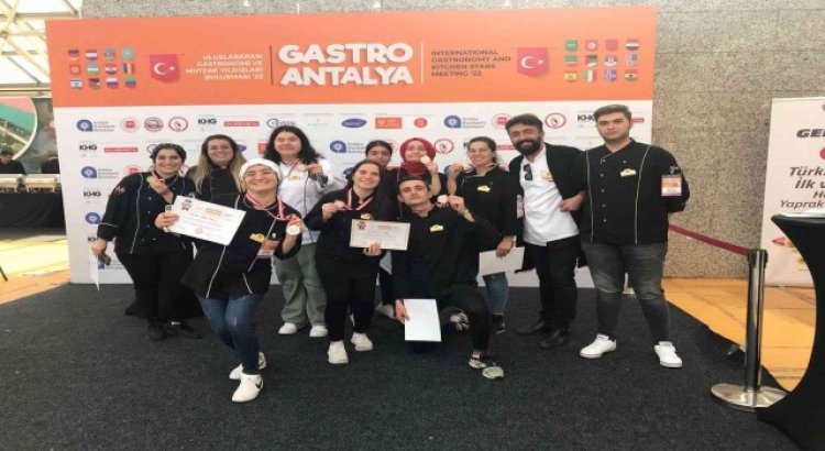 Gastro Antalya buluşmasında Kastamonunun yöresel yemekleri damga vurdu
