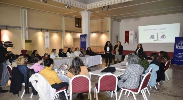 Güçlü Kadın Güçlü Adana projesi katılımcılarına sertifikaları verildi