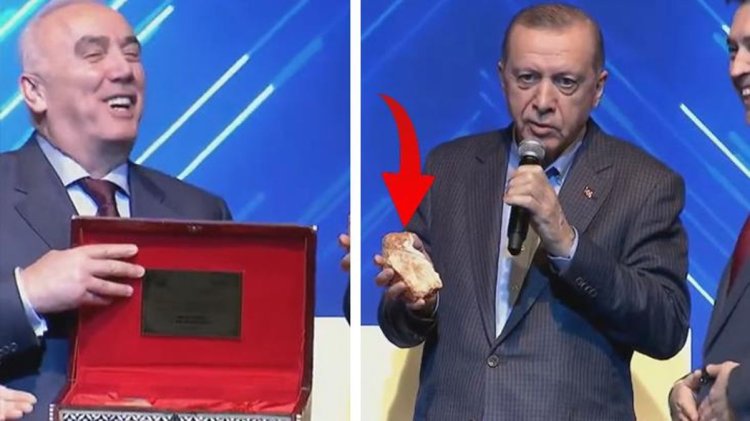 Cumhurbaşkanı Erdoğan’ın altın esprisi salonu kahkahaya boğdu