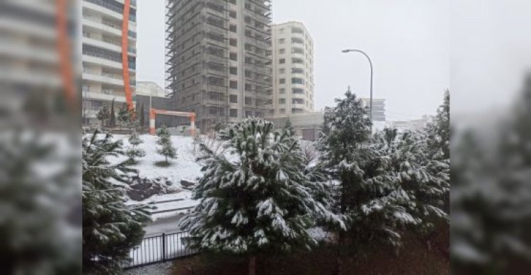 Şanlıurfa&#039;da kar yağışı başladı