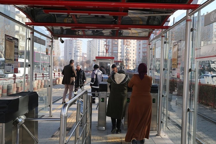 Kayseri’de tramvay iki gün boyunca fiyatsız