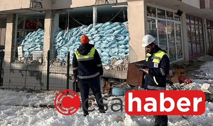 Nevşehir Belediyesi’nden Deprem Bölgesindeki Hasar Tespiti Çalışmalarına Destek