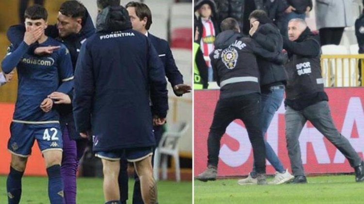 Son Dakika: Sivasspor-Fiorentina maçında futbolcu Bianco’ya yumruk atan taraftar dahil 2 kişi tutuklandı