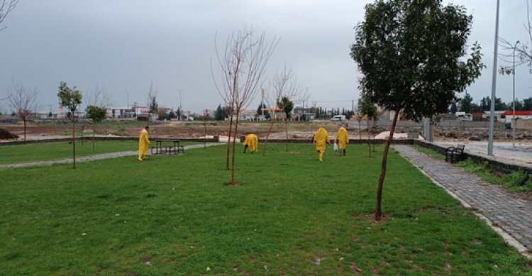 Viranşehir Belediyesi Yağışlar İçin Seferber Oldu