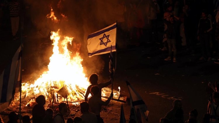 İsrail’de gösterici gruplardan 34’ü eylemleri sürdüreceklerini açıkladı
