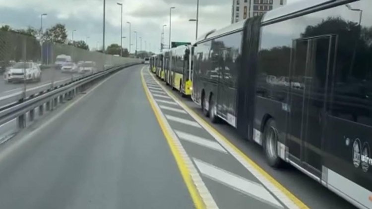 15 Temmuz Şehitler Köprüsü’nde metrobüs arızası