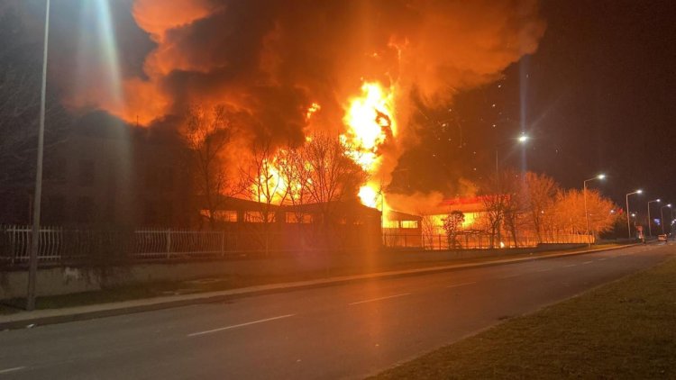 Tekirdağ’da parfüm fabrikasında yangın – Son Dakika Haberleri