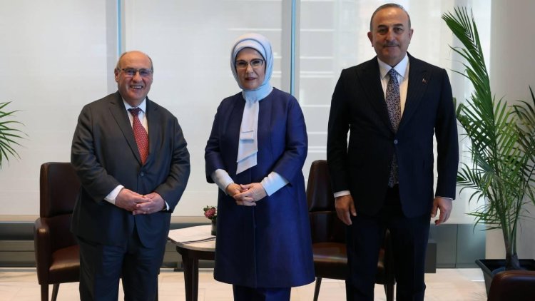 Emine Erdoğan, Uluslararası Göç Örgütü Genel Direktörü ile görüştü
