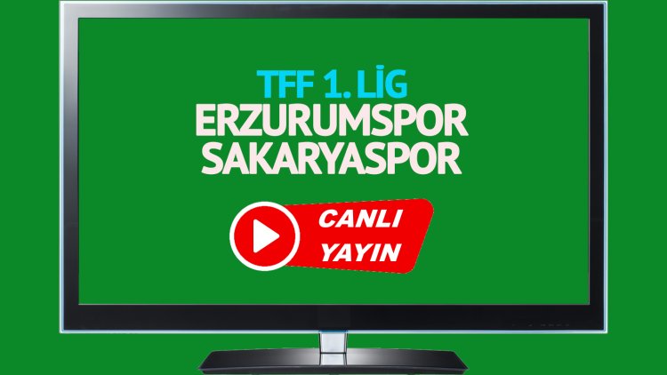 HAYATI GÖR!  Erzurumspor Sakaryaspor TRT Spor maçı canlı izle!