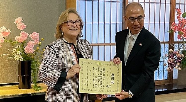 Güler Sabancı’ya Japonya Büyükelçisi Ödülü Takdim Edildi