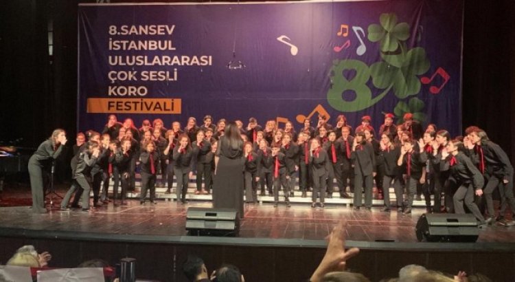 Çocuk Korosu 8. Sansev Uluslararası Koro Festivalinden ödülle döndü