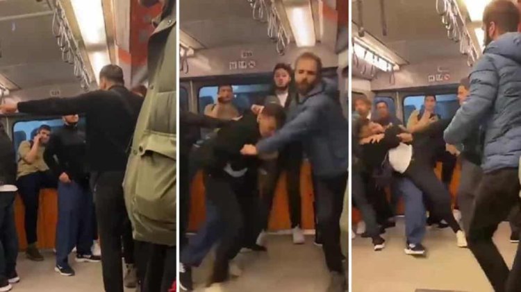 İstanbul’da bir adam, kendisini tren yolundan kovalayan bir adama küfür ederek saldırdı.