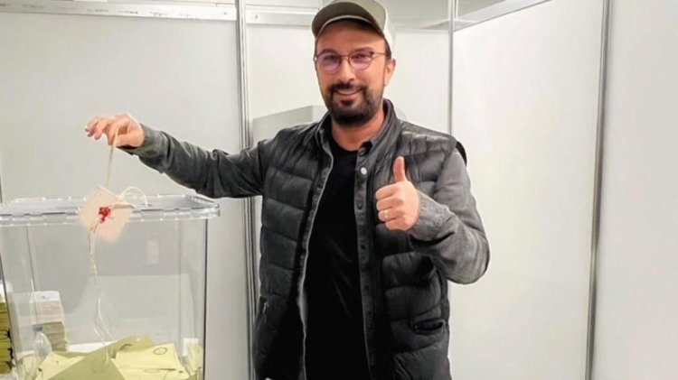 Almanya’da yaşayan Tarkan, 2 turu seçimi için oy kullandı