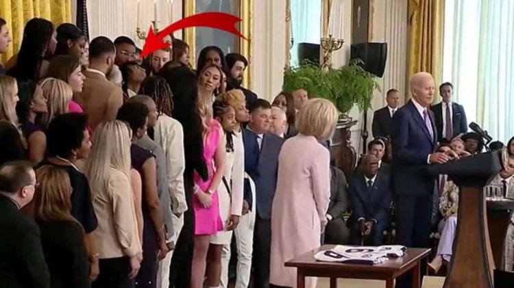 Beyaz Saray’da ağırlanan basketbolcu, Biden konuşma yaptığı sırada bayıldı