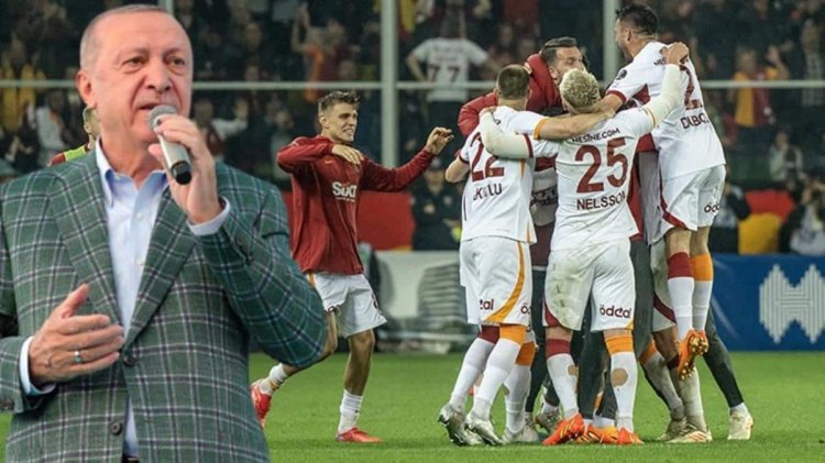 Cumhurbaşkanı Erdoğan, şampiyon Galatasaray’ı tebrik etti