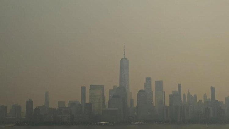 Kanada’daki orman yangınlarının dumanı New York’a ulaştı