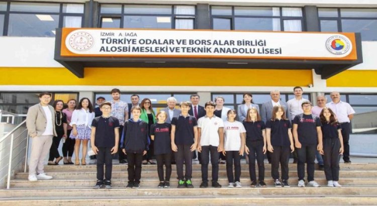 İzmirden Türkiyeye örnek okul: Geleceğin sanayicileri ALOSBİde yetişiyor