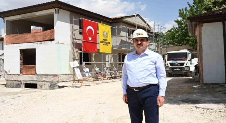Konyada tarihi Konya Evleri restore ediliyor