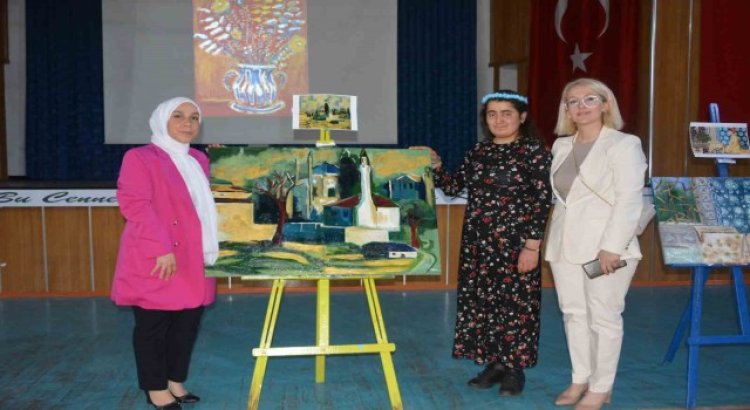 Türkiyede ilk kez özel eğitim öğrencisi kendi sergisini açtı
